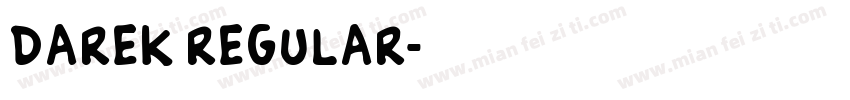 Darek Regular字体转换